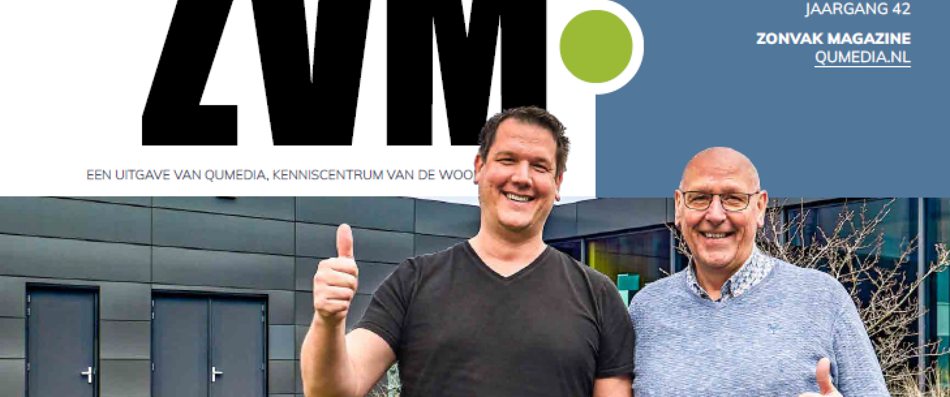 Toon en Danny op de cover